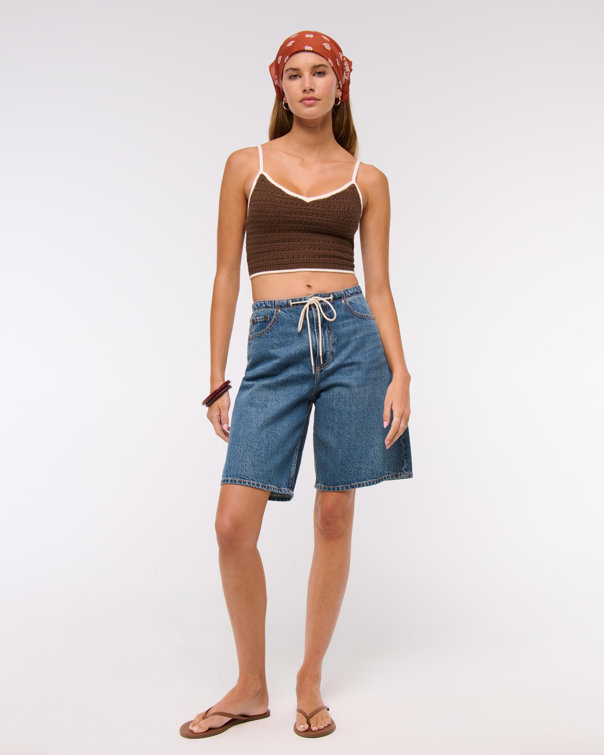 Crochet-Style Bra Top Product Image
