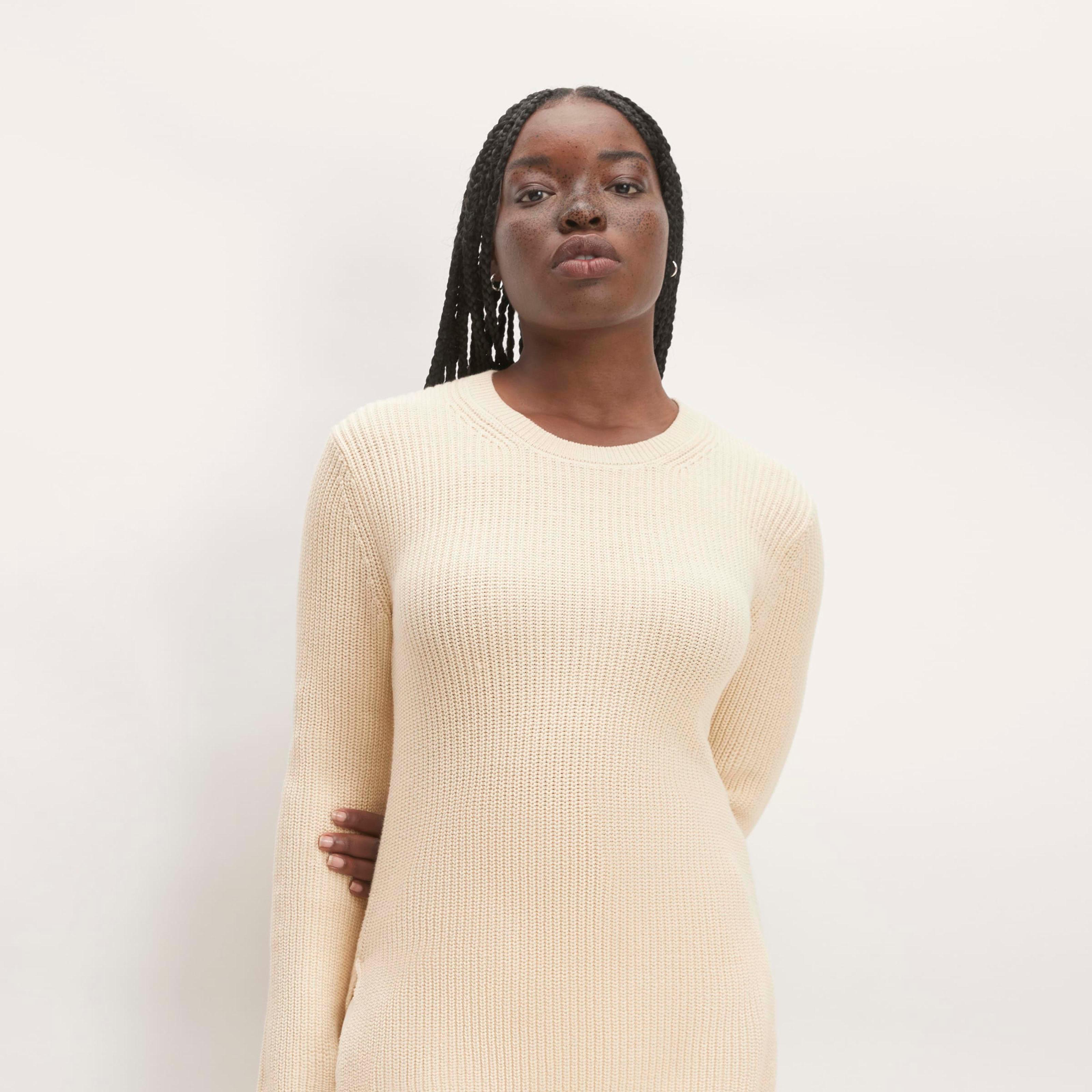 The Organic Cotton Slim Crew Sweater Product Image