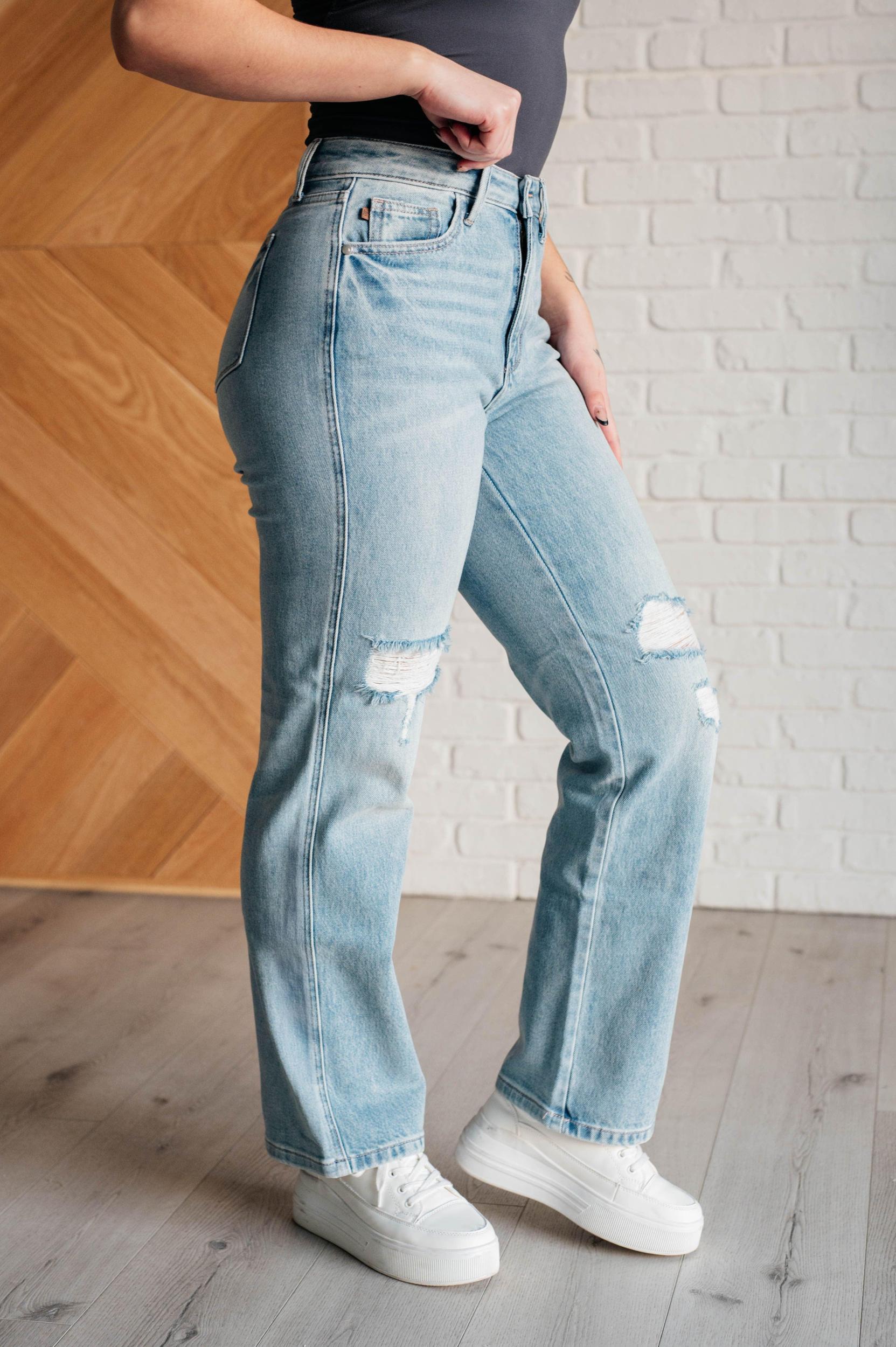 Judy Blue Rigid Magic 90's Straight Jeans Product Image