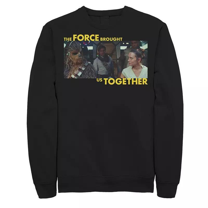 Men's Star Wars: The Rise Of Skywalker Brought Us Together Sweatshirt, Size: Small, Black Product Image