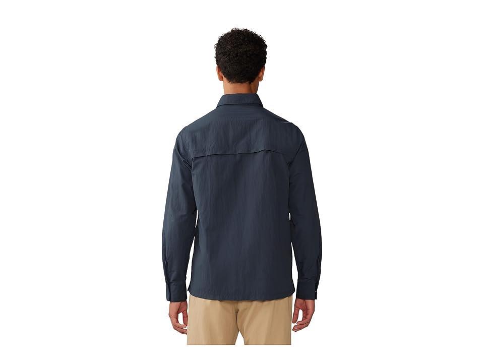 Mountain Hardwear Stryder Long Sleeve Shirt (Dark Pine) Men's Clothing Product Image