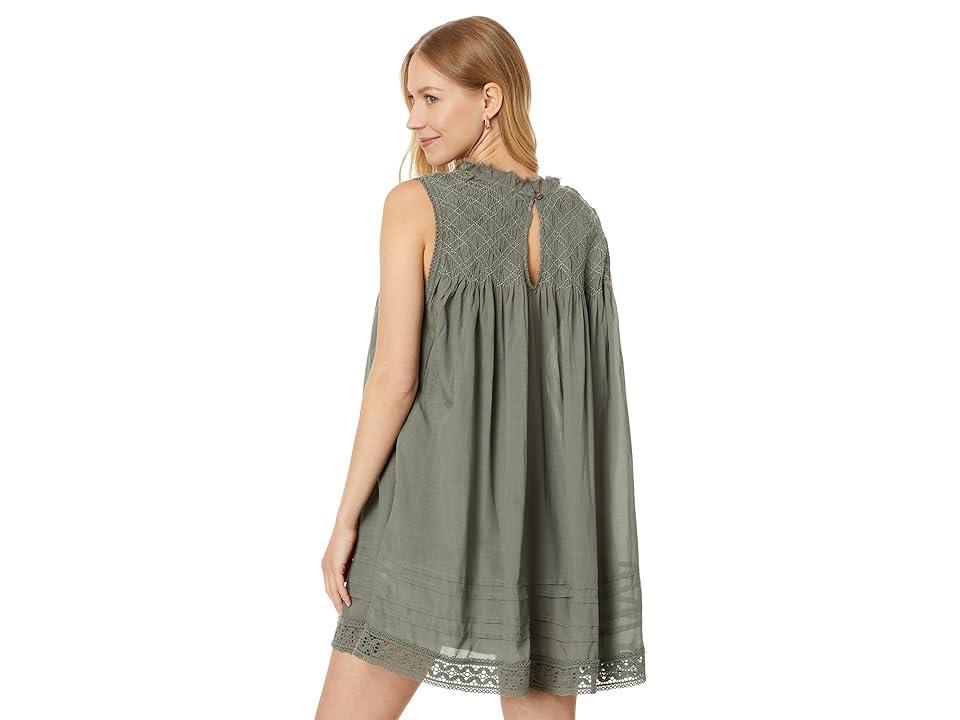 Free People Shea Solid Mini (Dried Basil) Women's Dress Product Image