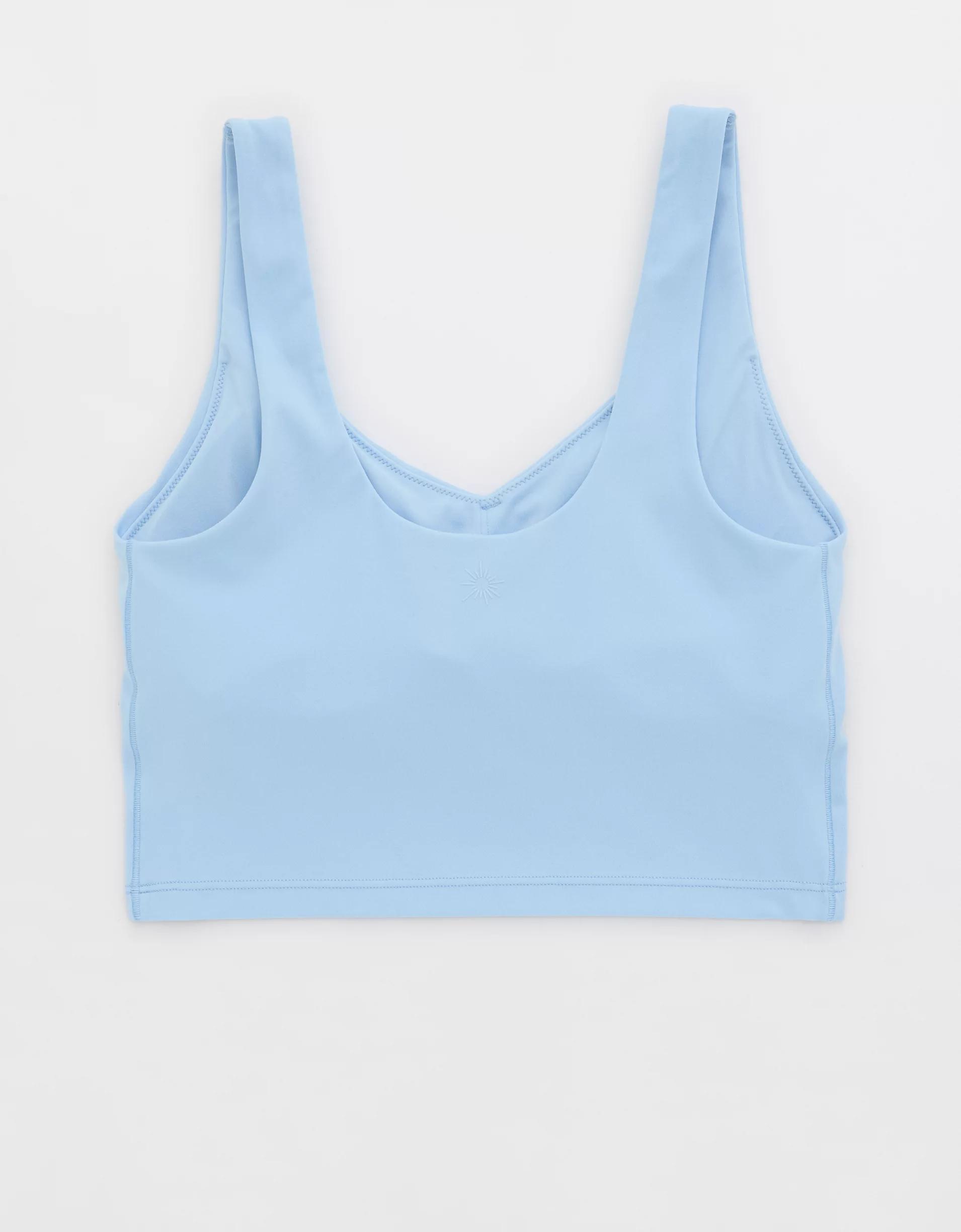 OFFLINE By Aerie Real Me Low Key Longline Sports Bra Product Image