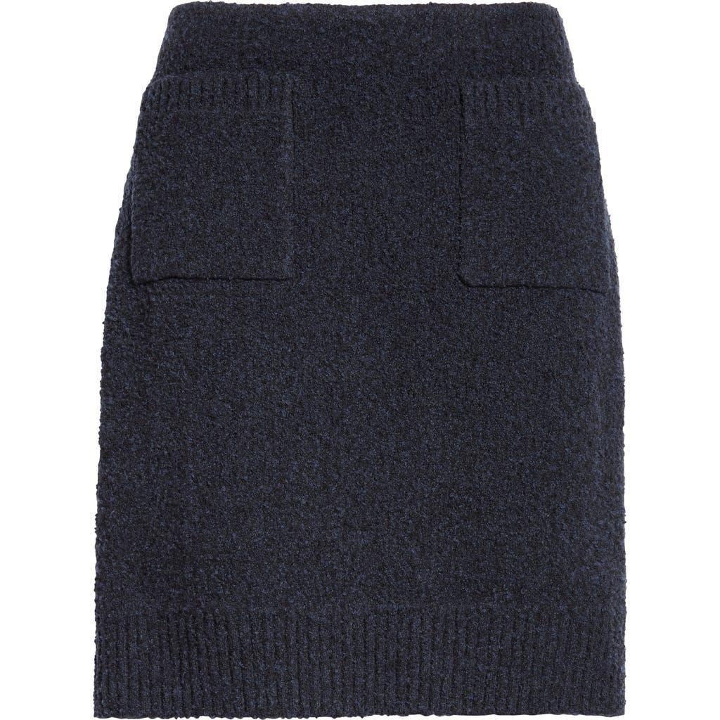 BOTTEGA VENETA Front-pockets Boucle Mini Skirt In Black Product Image