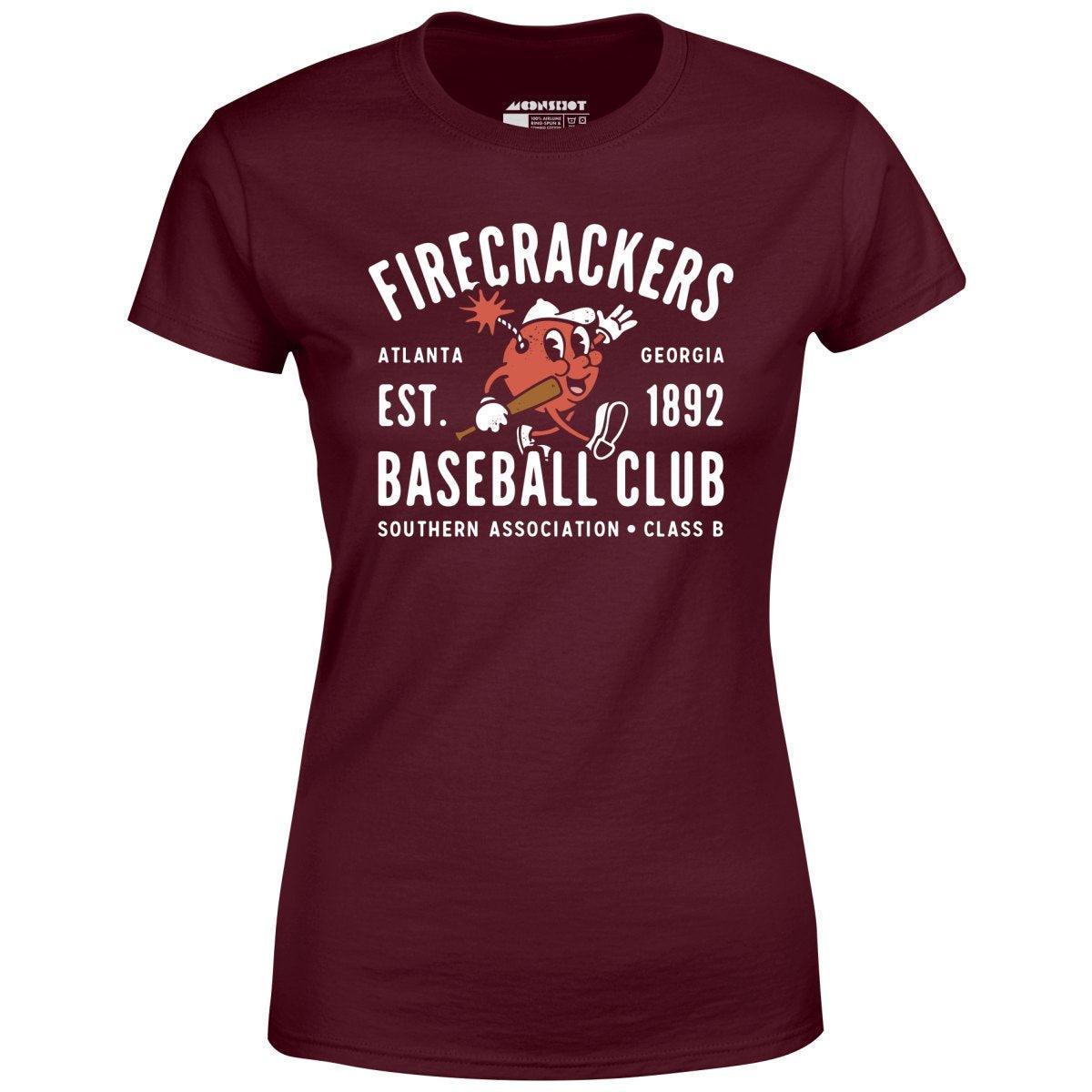 Atlanta Firecrackers - Georgia - Vintage Defunct Baseball Teams - Women's T-Shirt Female Product Image