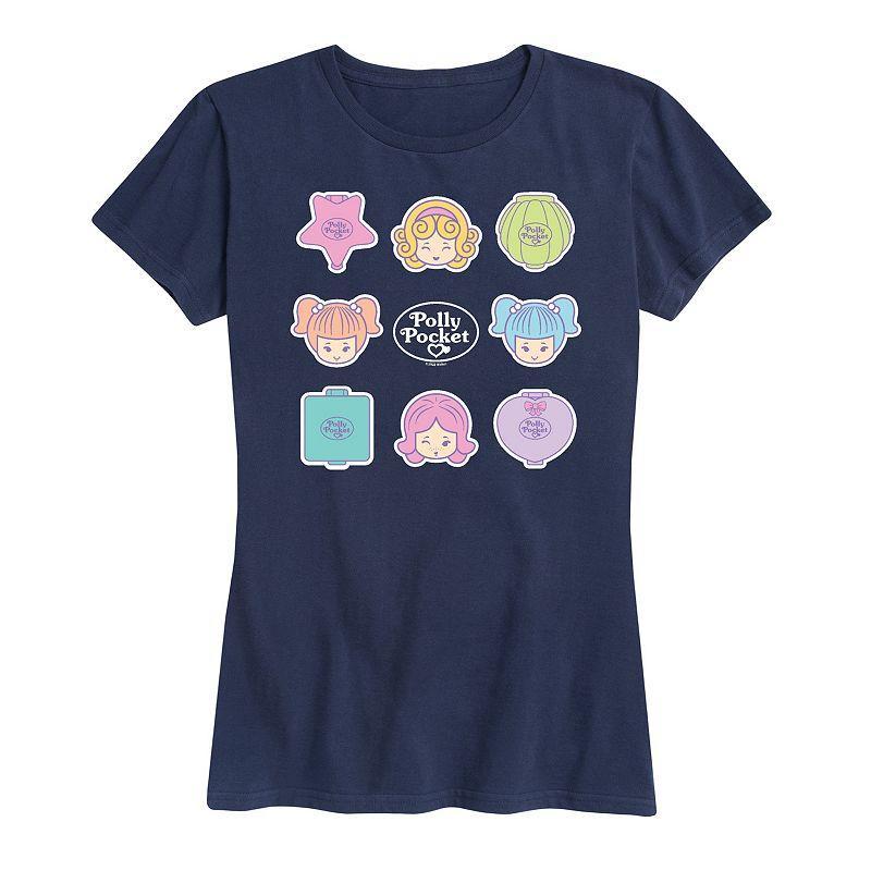 Womens Polly Pocket Grid Graphic Tee Product Image