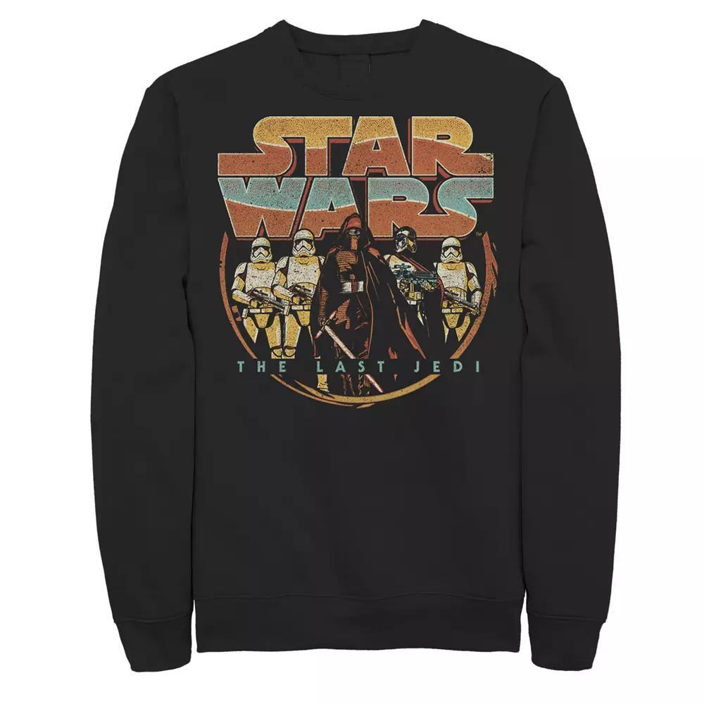Men's Star Wars Last Jedi Vintage Retro Kylo Ren Sweatshirt, Size: XXL-30, Black Product Image