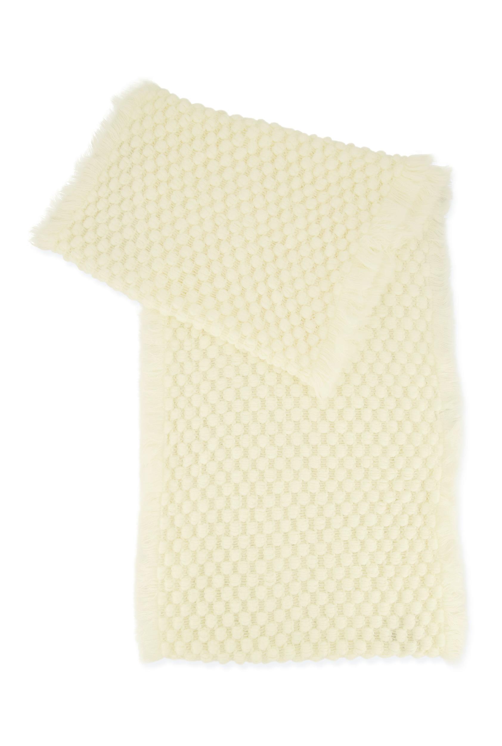Faux Fur Frayed Trim Infinity Scarf Female Product Image