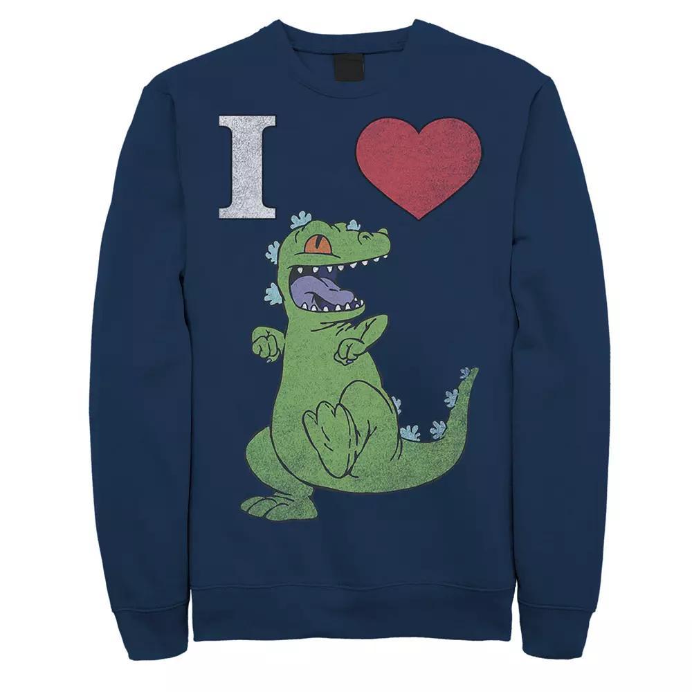 Men's Nickelodeon RugRats I Love Reptar Sweatshirt, Size: Medium, Black Product Image