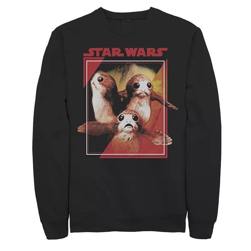 Mens Star Wars The Last Jedi Porgs Paint Portrait Box Tee Product Image