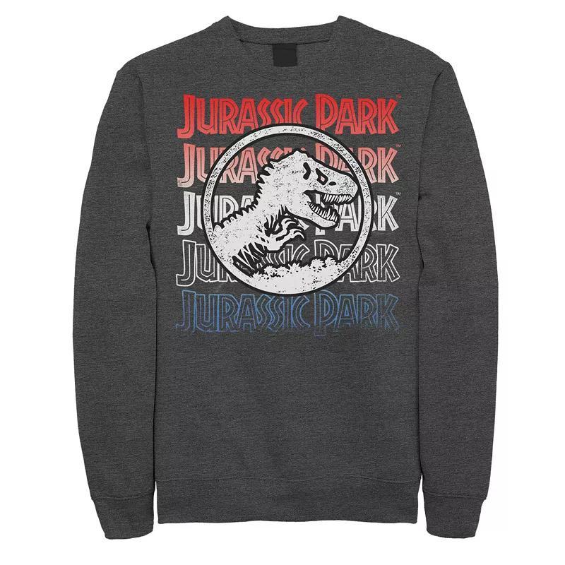Men's Rainbow Kitten Unicorn In Space Fleece Crewneck Sweatshirt, Size: Medium, Black Product Image