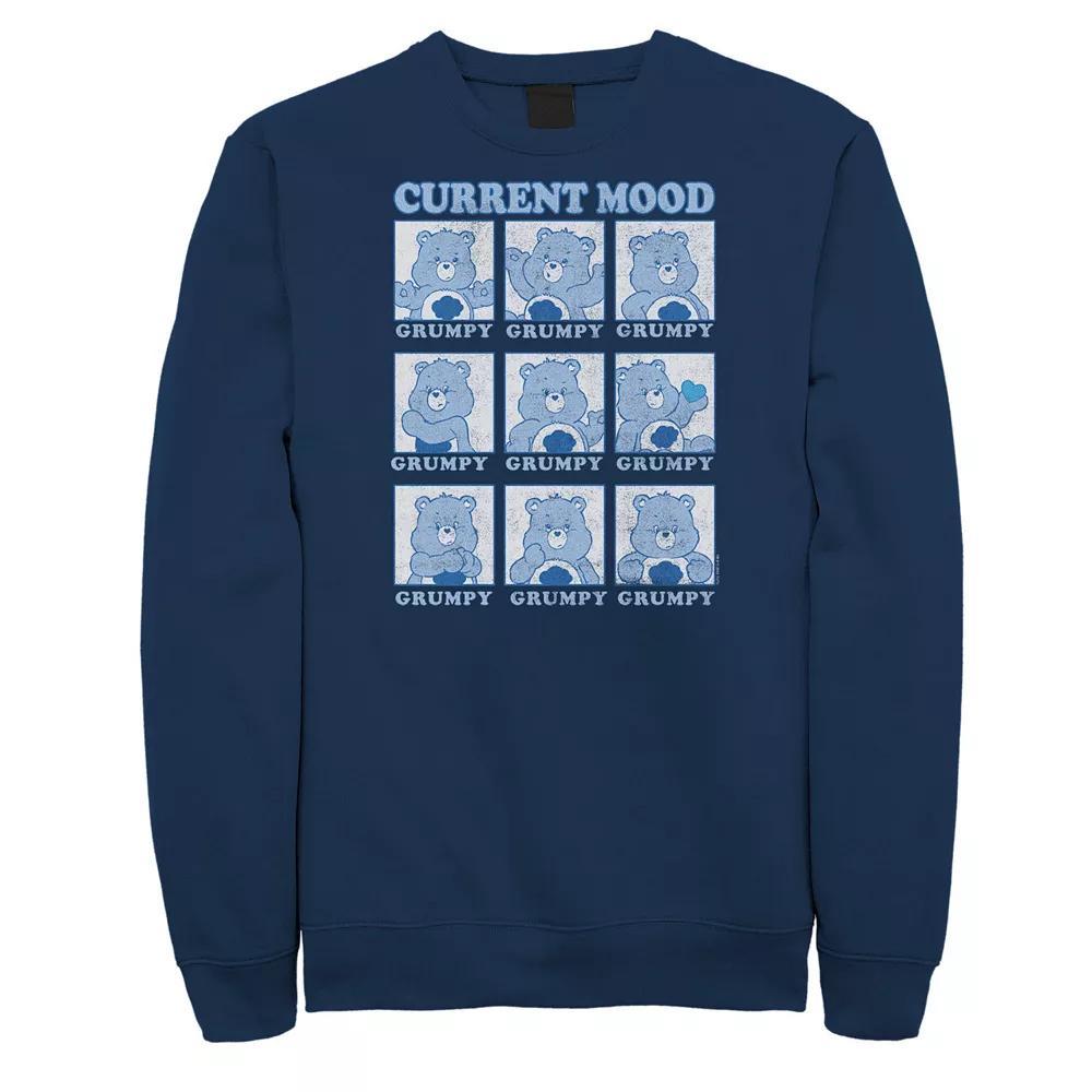 Big & Tall Care Bears Grumpy Mood Boxes Fleece Sweatshirt, Men's, Size: 3XL, Blue Product Image