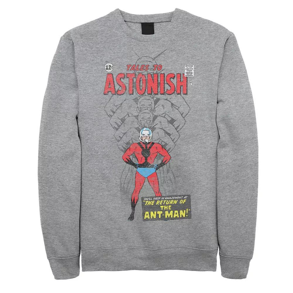 Men's Marvel Comics Ant-Man Tales To Astonish Retro Cover Graphic Sweatshirt, Size: Small, Athletic Grey Product Image