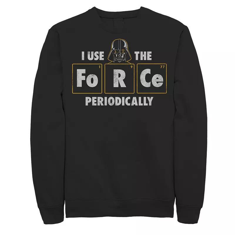 Men's Star Wars Vader Use Force Periodically Sweatshirt, Size: XL, Blue Product Image
