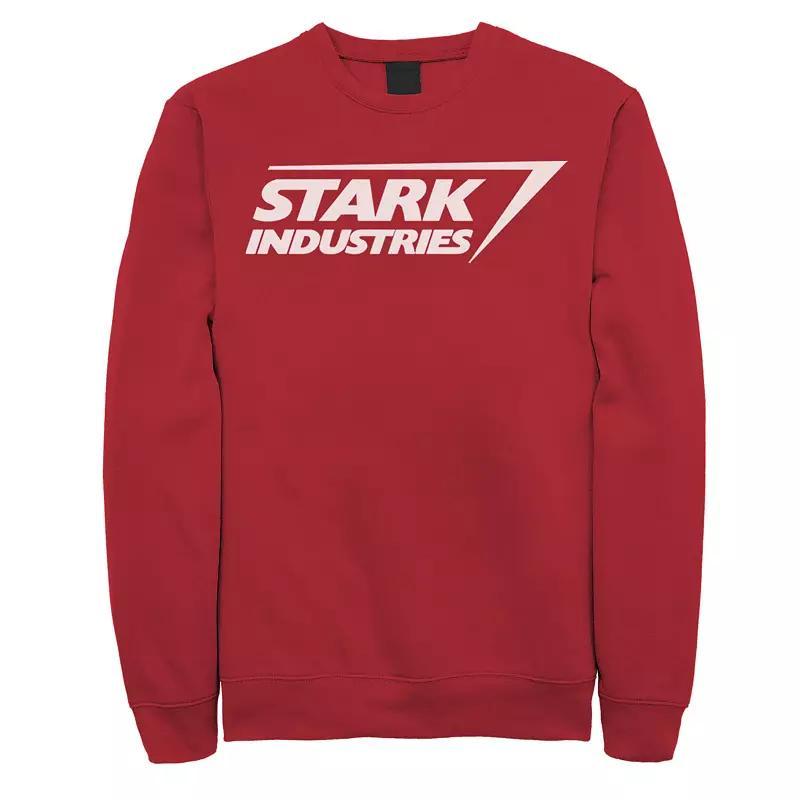 Big & Tall Marvel Iron Man Stark Industries Logo Fleece Sweatshirt, Men's, Size: 4XB, Blue Product Image