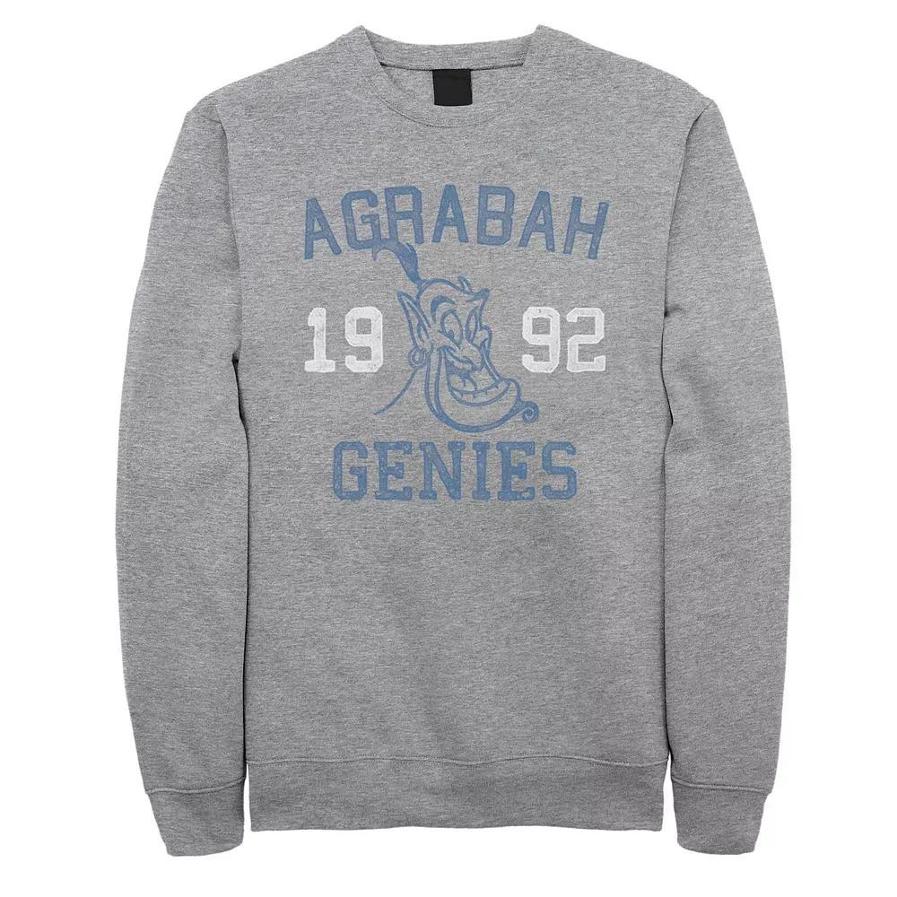 Juniors' Disney's Aladdin Agrabah Team Genies 1992 Fleece Sweatshirt, Girl's, Size: Large, Athletic Grey Product Image