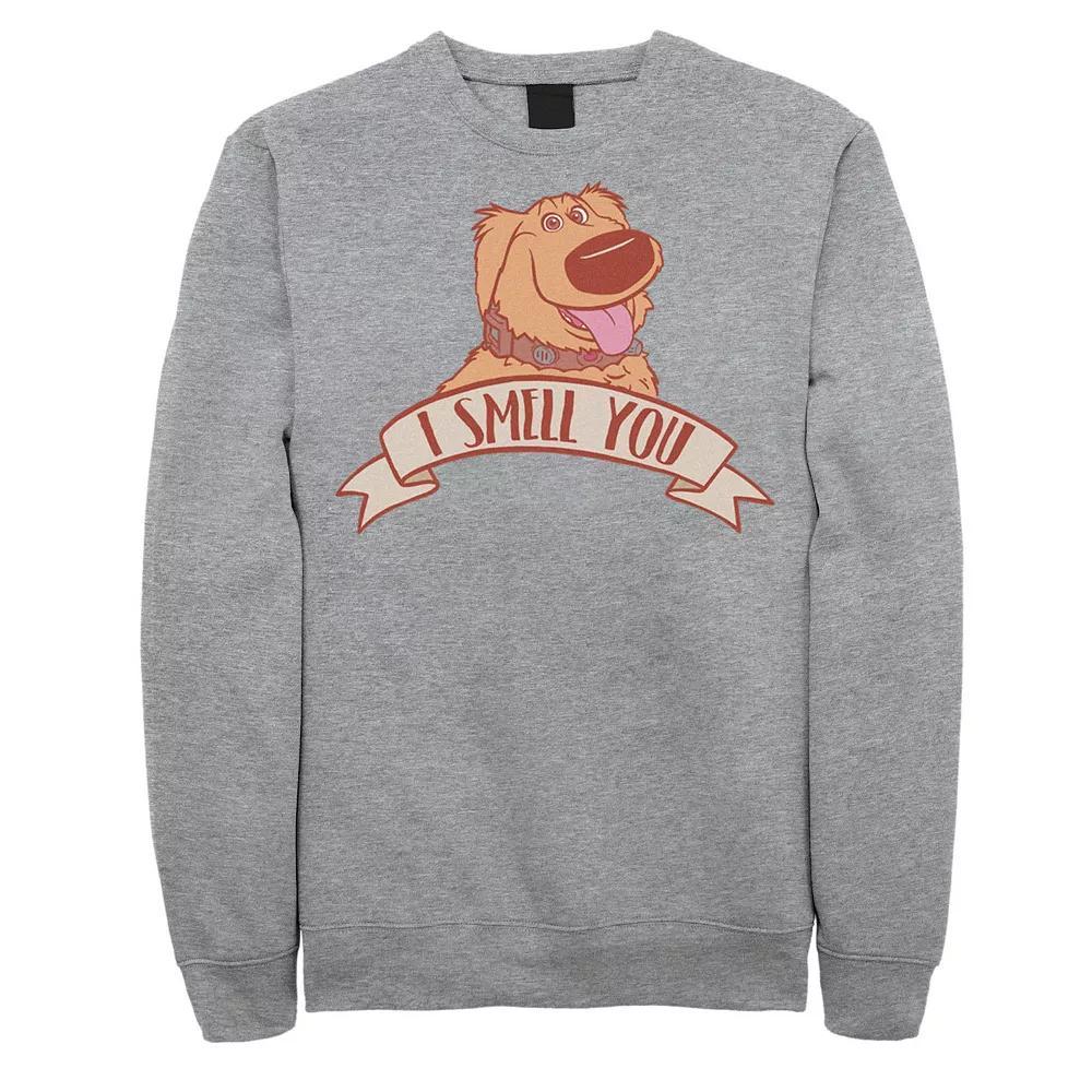 Disney / Pixar's Up Dug Men's I Smell You Portrait Sweatshirt, Size: Medium, Athletic Grey Product Image