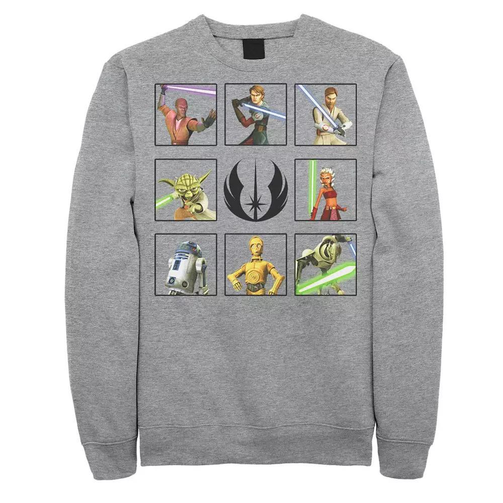 Men's Star Wars: The Clone Wars Rebels Box Up Sweatshirt, Size: Small, Athletic Grey Product Image