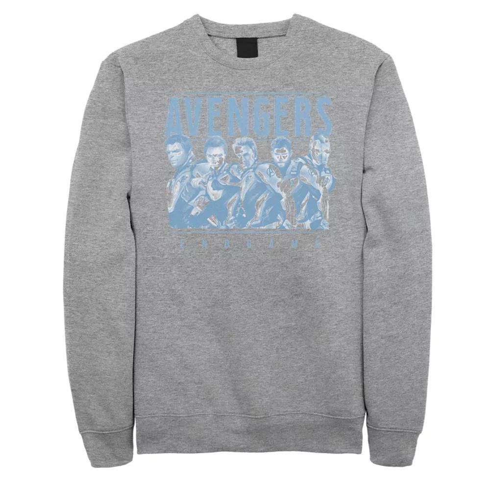 Men's Marvel Avengers Endgame Nebula Sweatshirt, Size: XXL, Athletic Grey Product Image