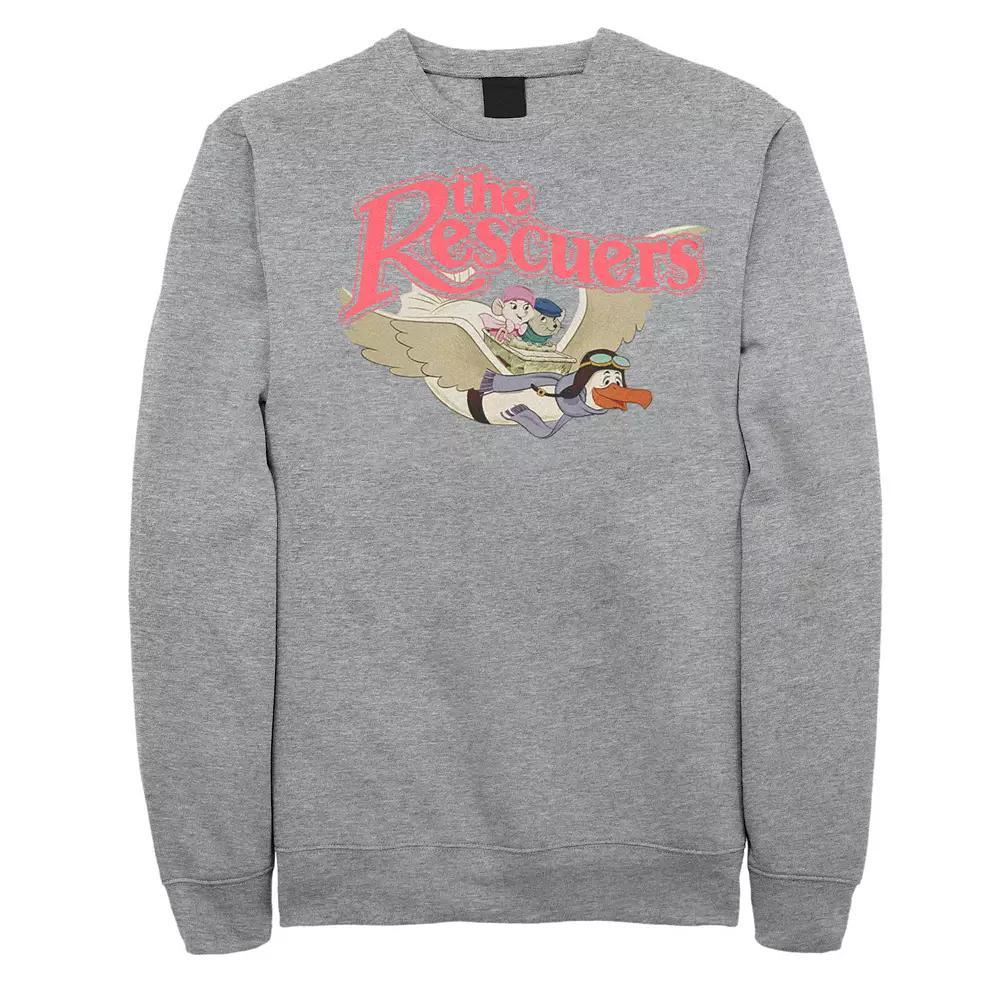 Disney's The Rescuers Men's Orville Flight Sweatshirt, Size: XXL, Athletic Grey Product Image