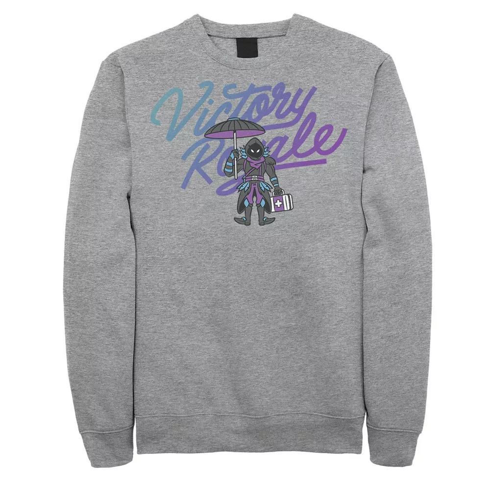 Men's Fortnite Raven Victory Royale Sweatshirt, Size: Small, Athletic Grey Product Image