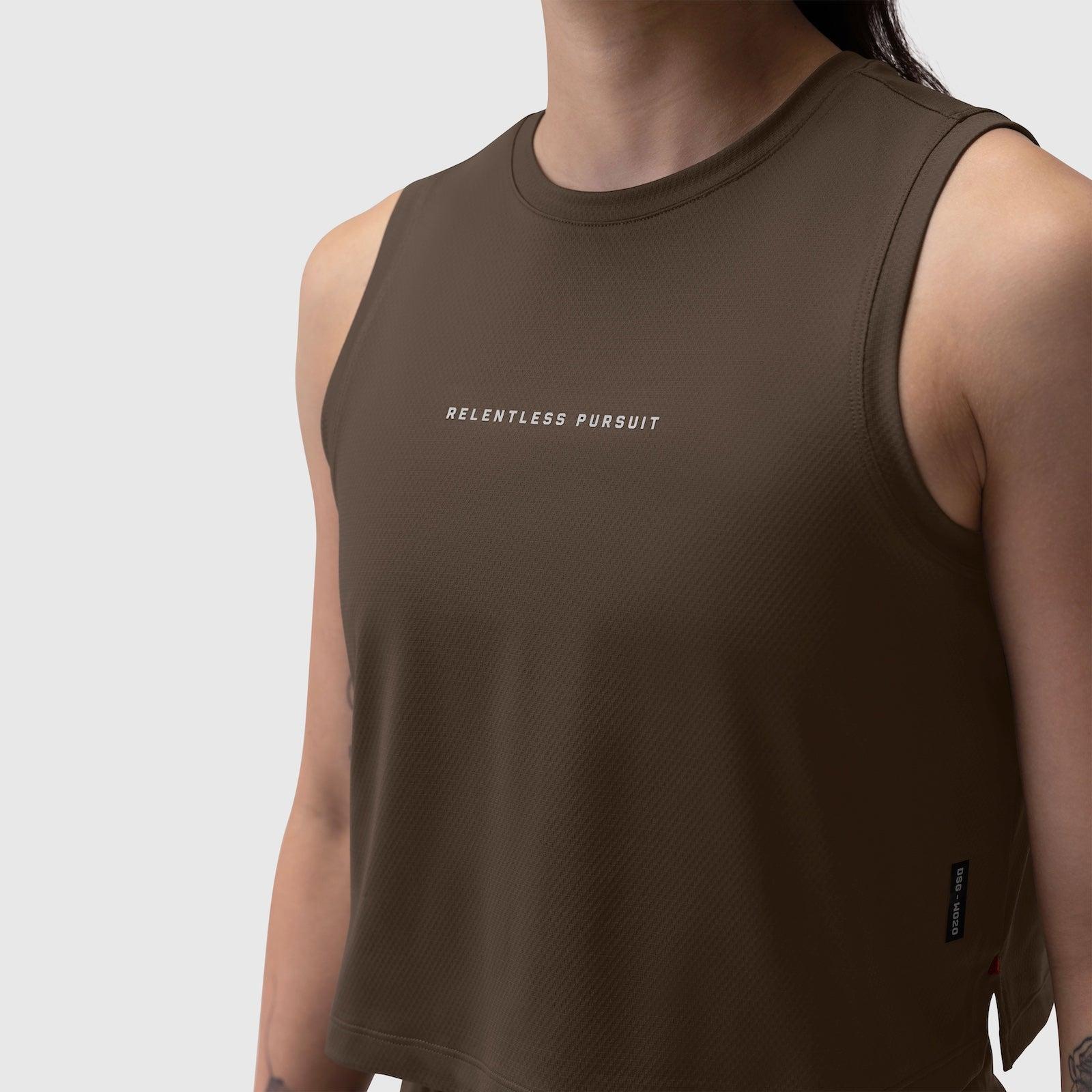 W020. AeroSilver® Tank Top - Dark Earth "RP" Product Image