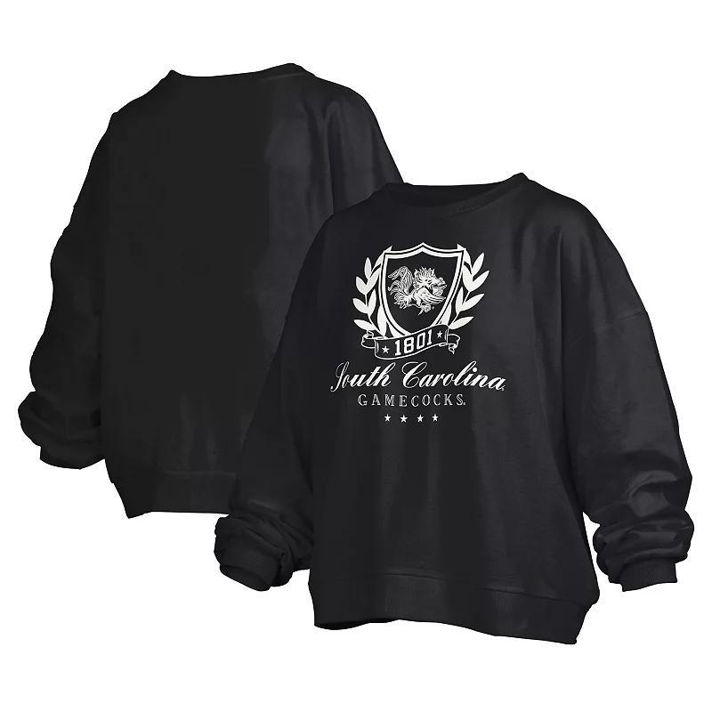 Women's Pressbox Maroon Minnesota Golden Gophers Big Aug Script Janice Oversized Pullover Sweatshirt, Size: XL, Red Product Image