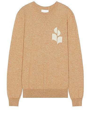 Isabel Marant Evans Iconic Sweater in Brown Product Image