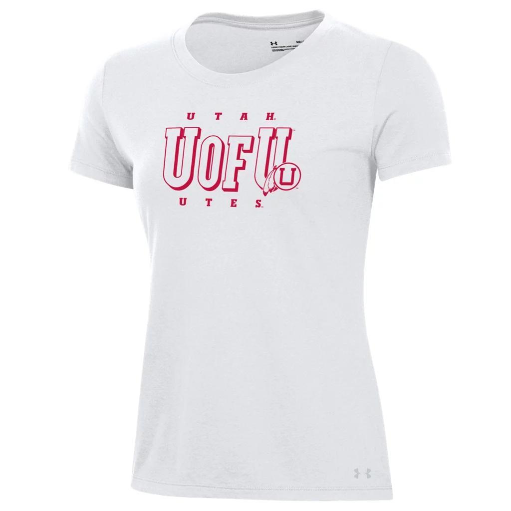 UA Performance Cotton Collegiate Womens T-Shirt Product Image