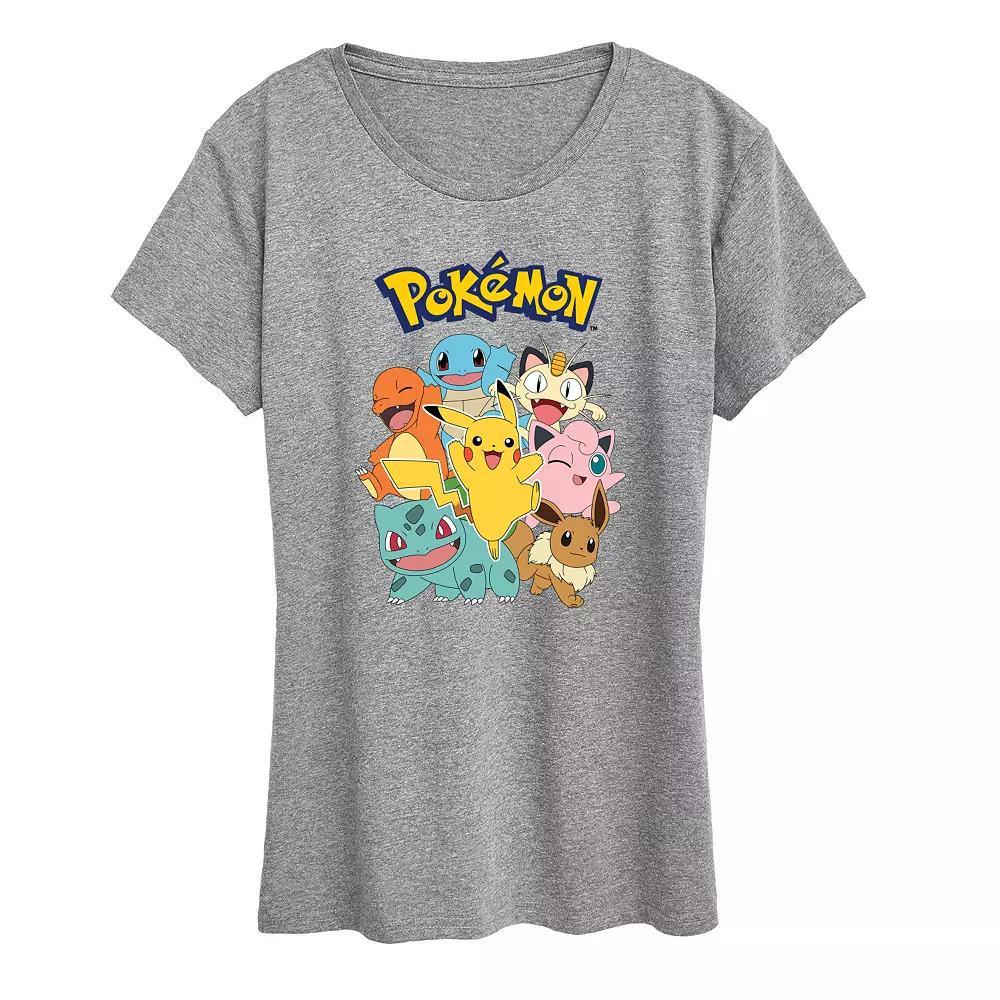 Womens Peace Love Baking Graphic Tee Grey Gray Product Image