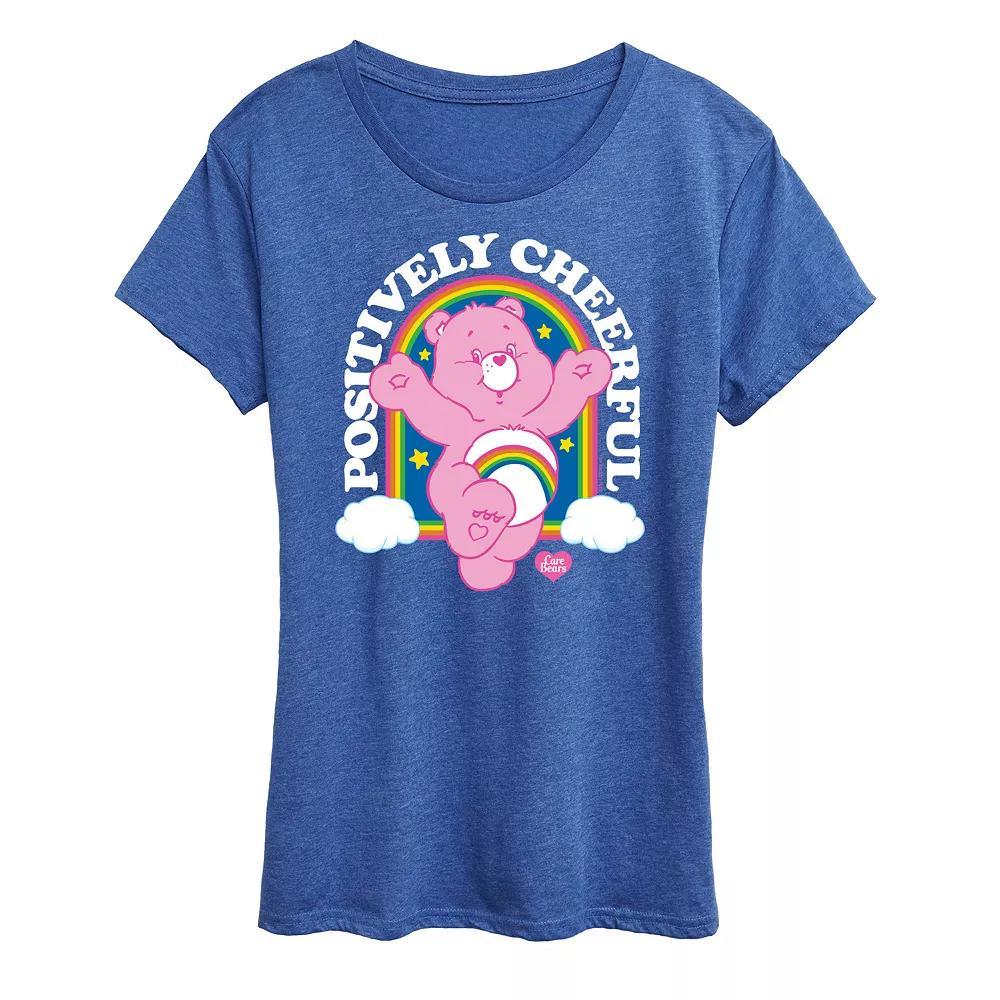 Womens Care Bears Positively Cheerful Graphic Tee, Girls Product Image