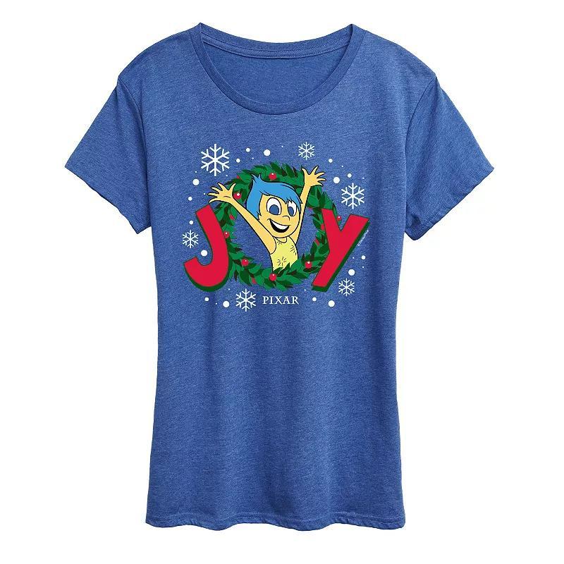Disneys Frozen 2 Womens All Wrapped Up Graphic Tee, Girls Blue Product Image