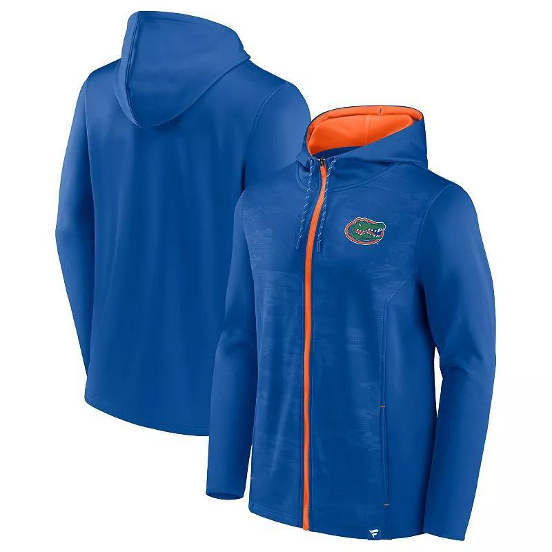 Mens Fanatics Branded Royal Florida Gators Ball Carrier Full-Zip Hoodie Product Image