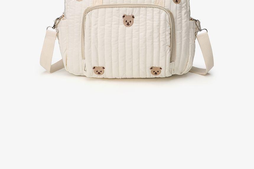 Embroidered Quilted Crossbody Bag Product Image