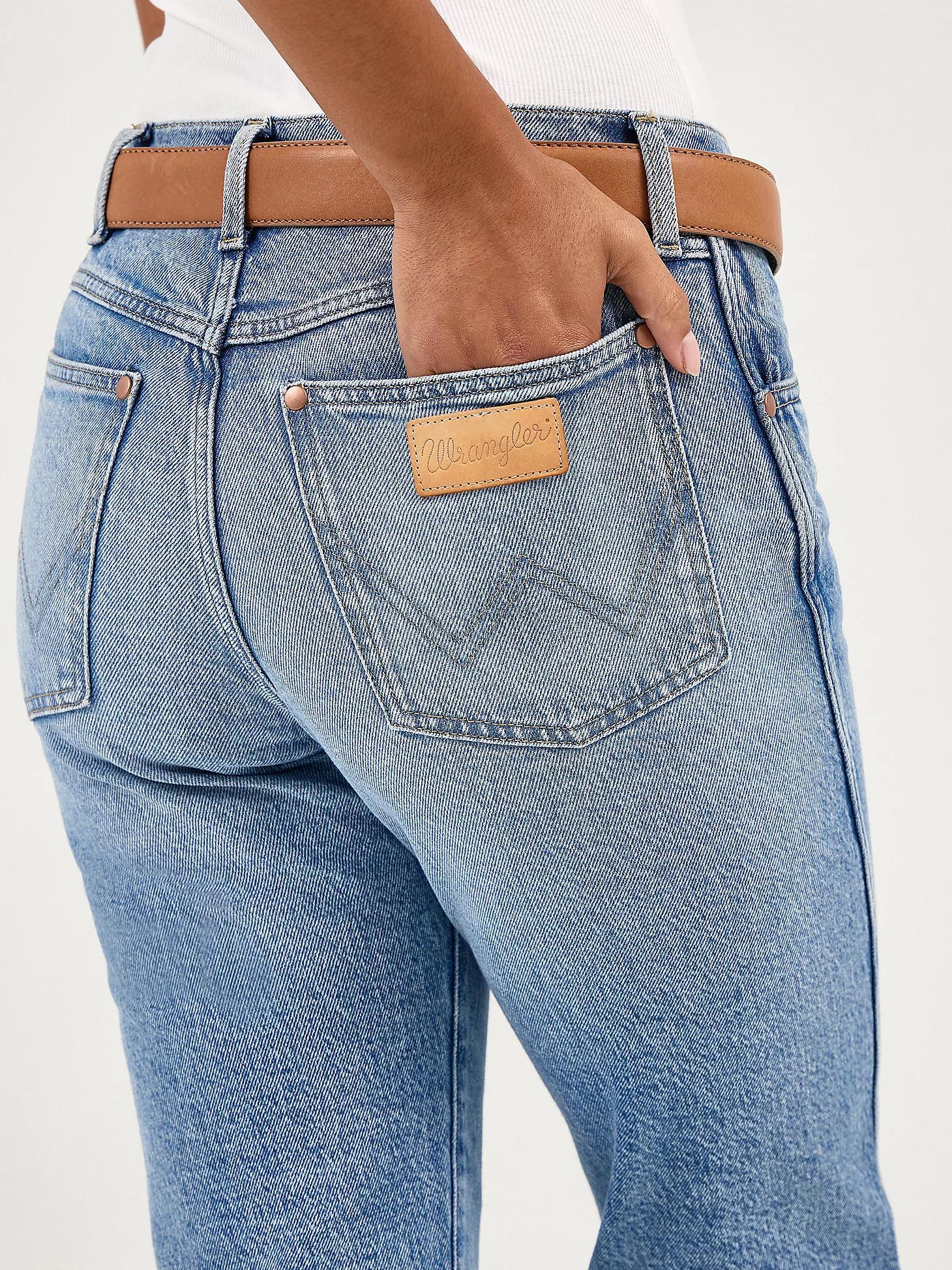 Women's Sunset Mid Rise Straight Jean | Women's JEANS | Wrangler® Product Image