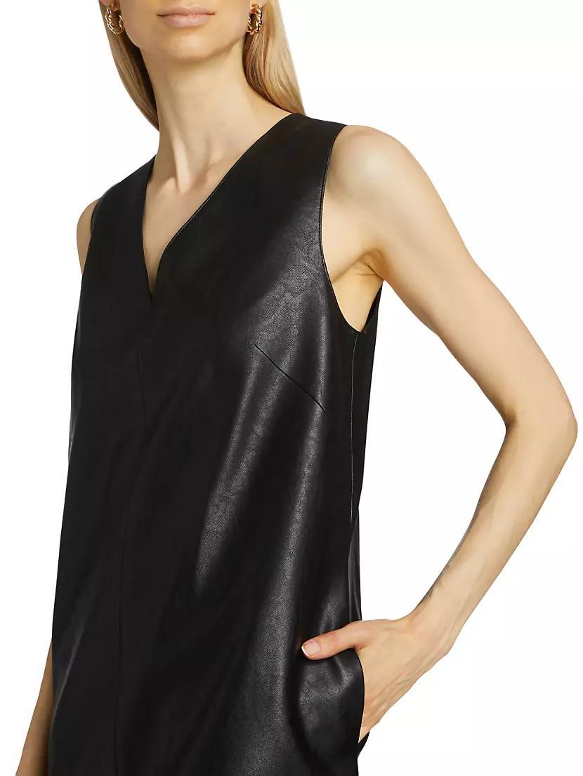 Graylen Faux Leather Shift Dress Product Image