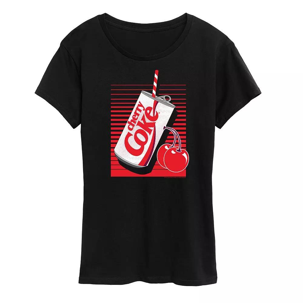 Womens Cherry Coke Can Graphic Tee Product Image