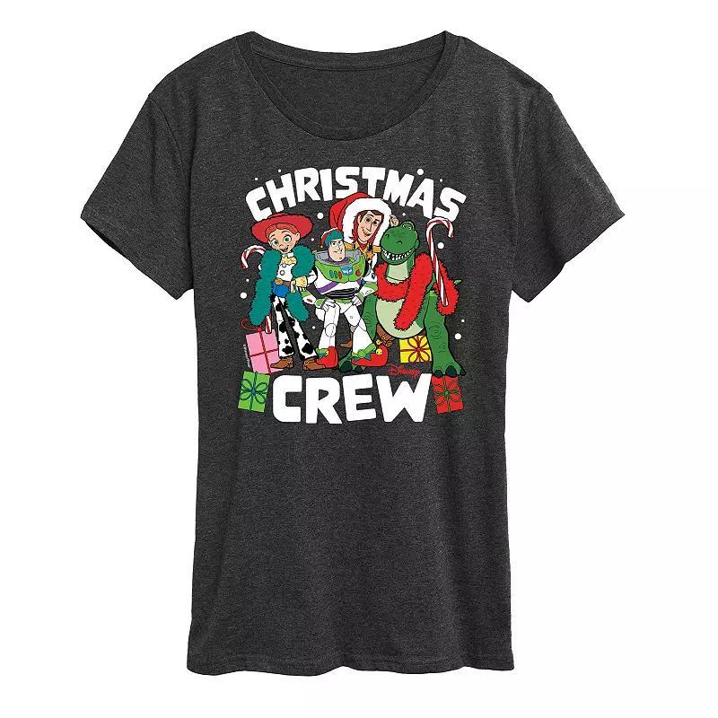 Disney / Pixars Toy Story Womens Christmas Crew Graphic Tee, Girls Product Image