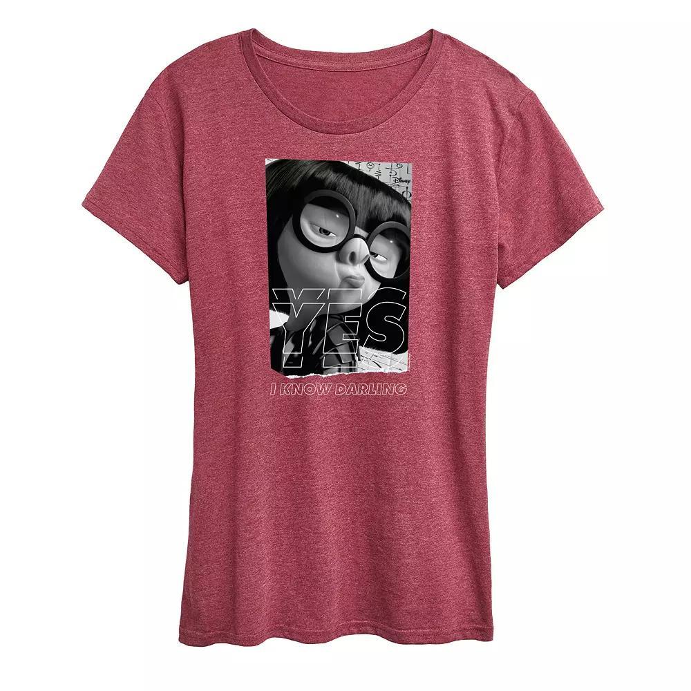Women's Shamrock Hearts Line Art Graphic Tee, Size: Large, Heather Grey Product Image