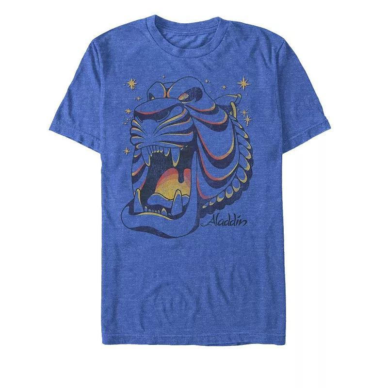 Men's Disney's Aladdin Cave Tee, Size: Small, Royal Grey Product Image