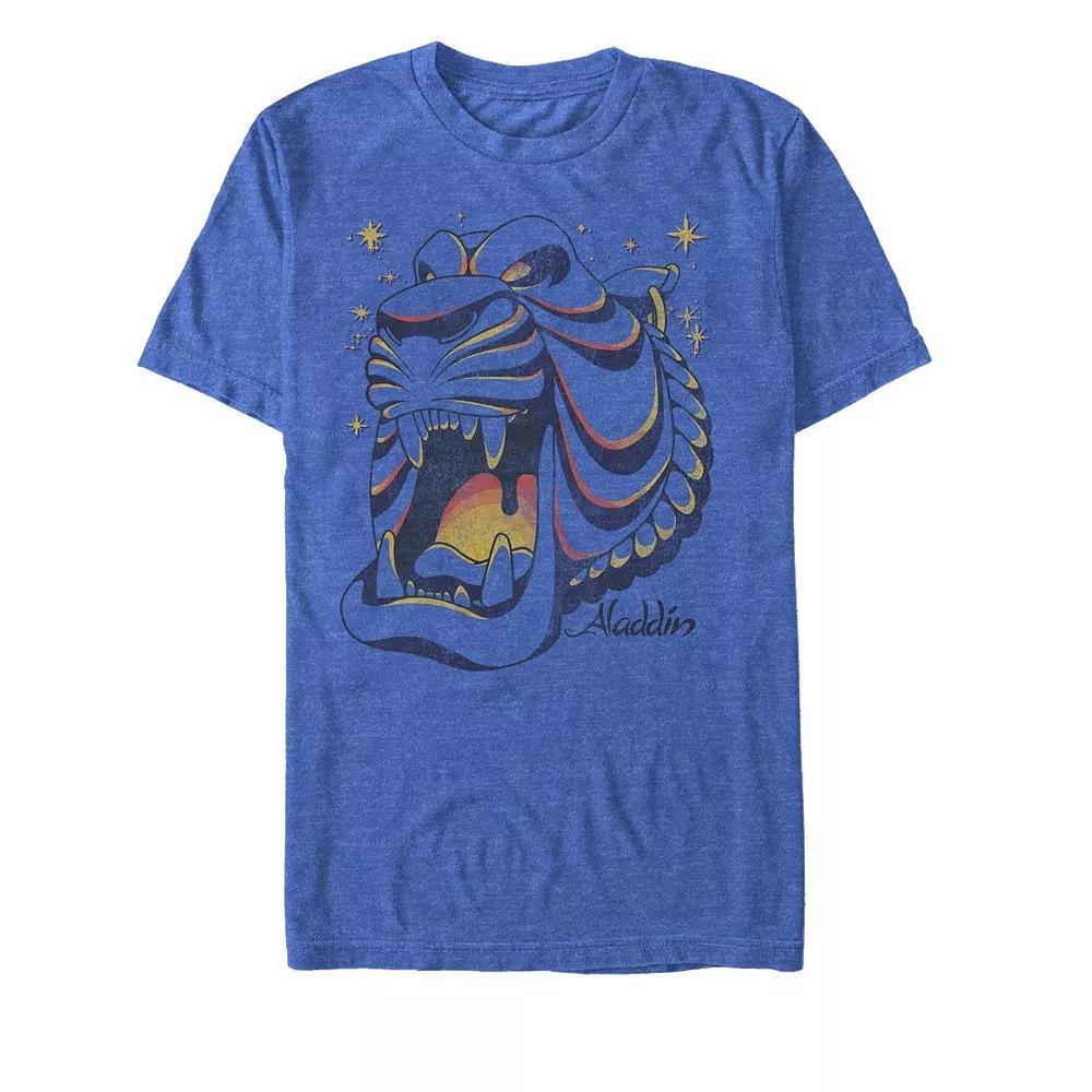 Men's Disney's Aladdin Cave Tee, Size: Small, Royal Grey Product Image