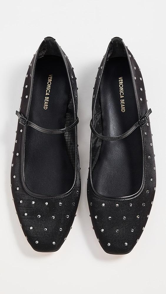 Veronica Beard Ellie Mesh Crystal Flats | Shopbop Product Image