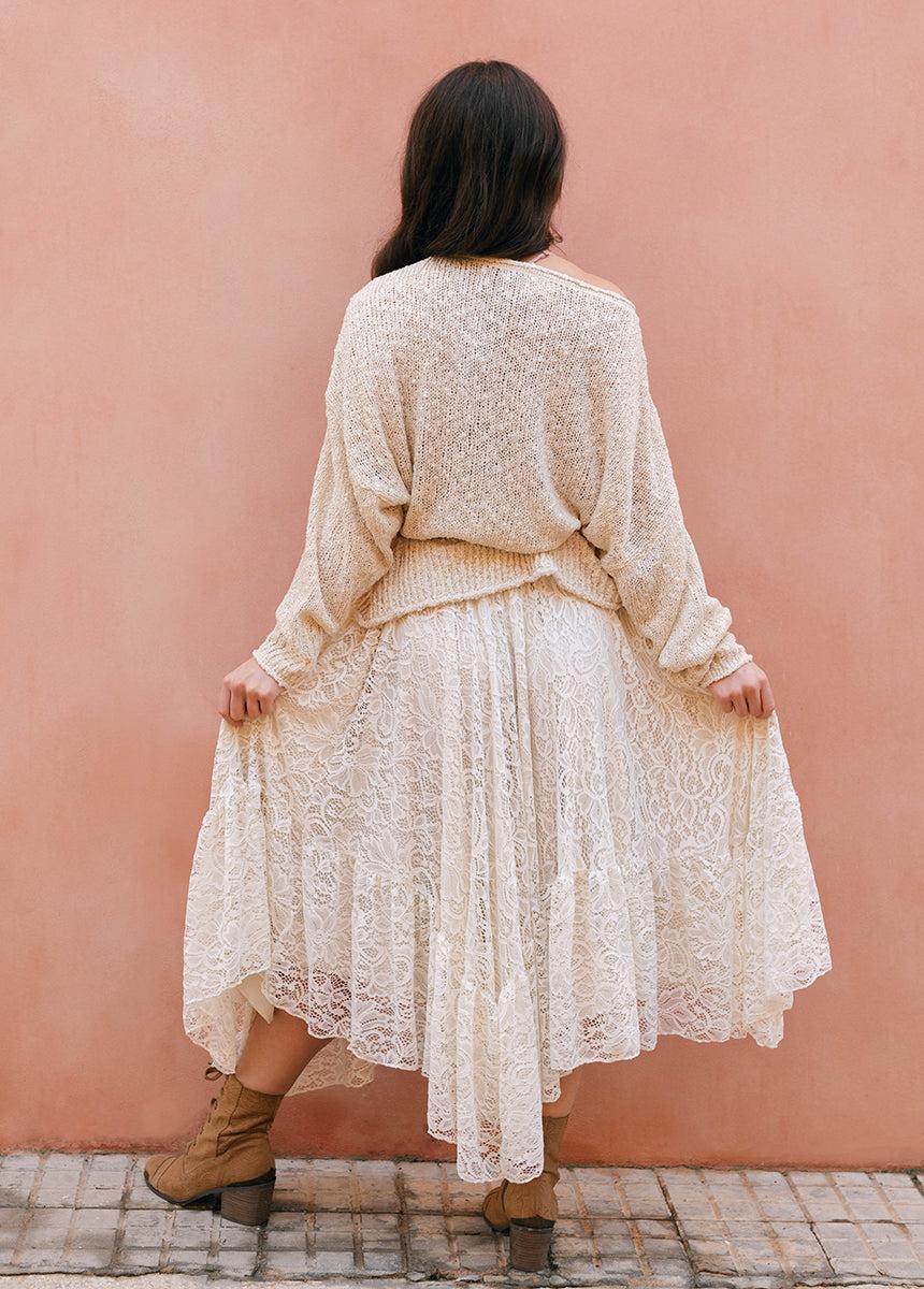 Selah Sweater in Ecru Female Product Image