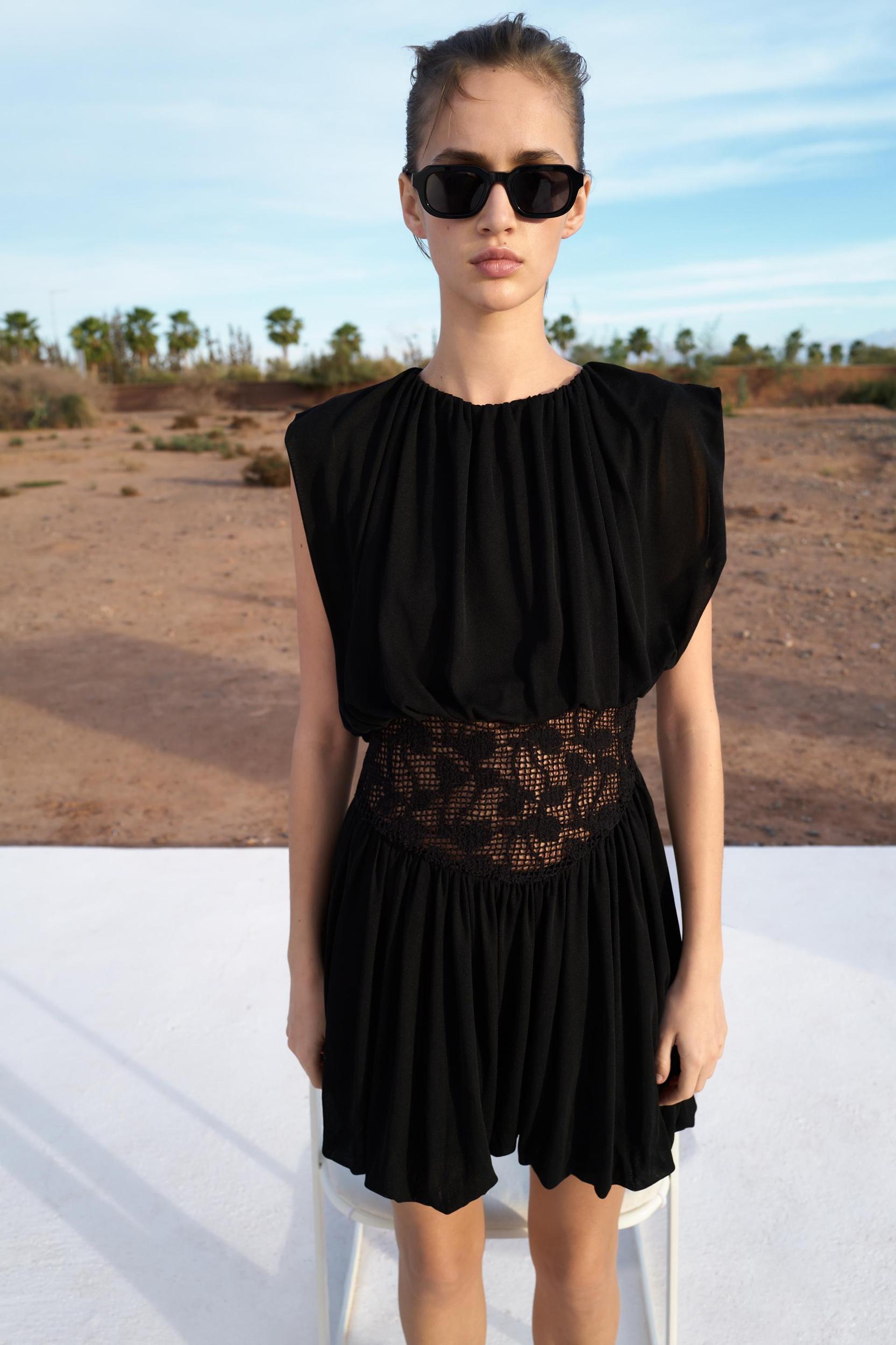 COMBINATION CROCHET DRESS Product Image