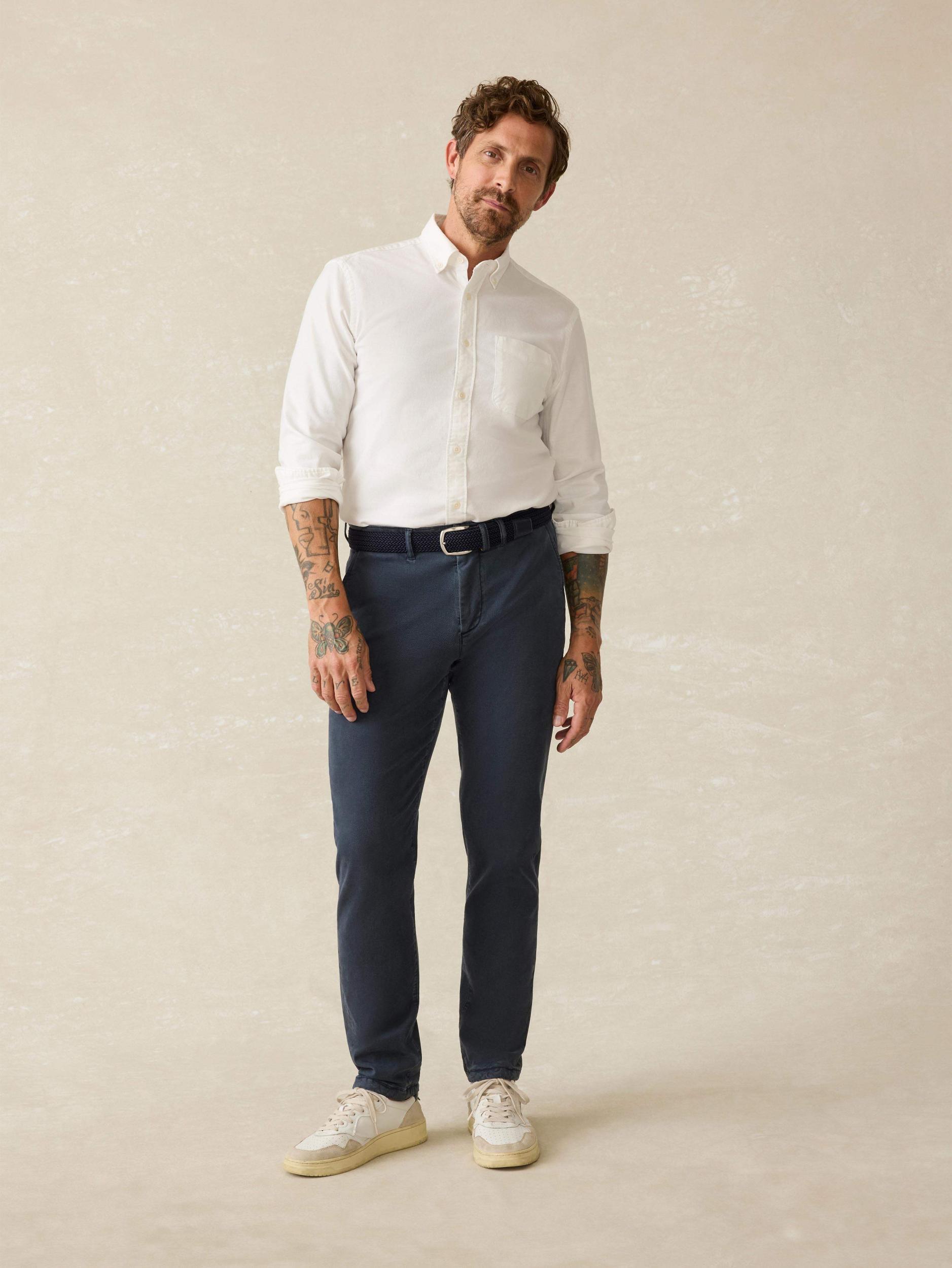 Supima Oxford Shirt - Pure White Male Product Image