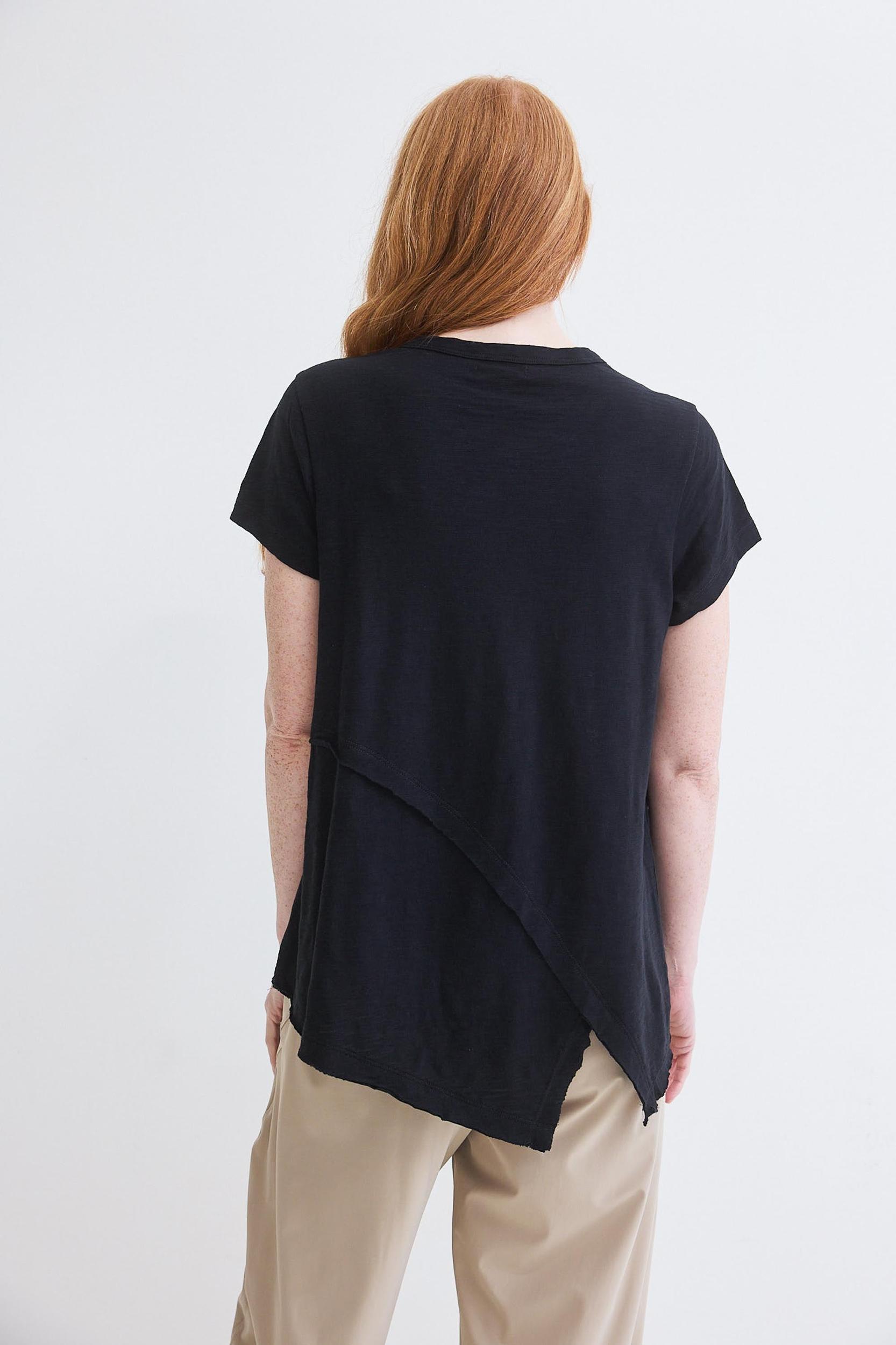 Inner Glow Asymmetric Short Sleeve Top Product Image