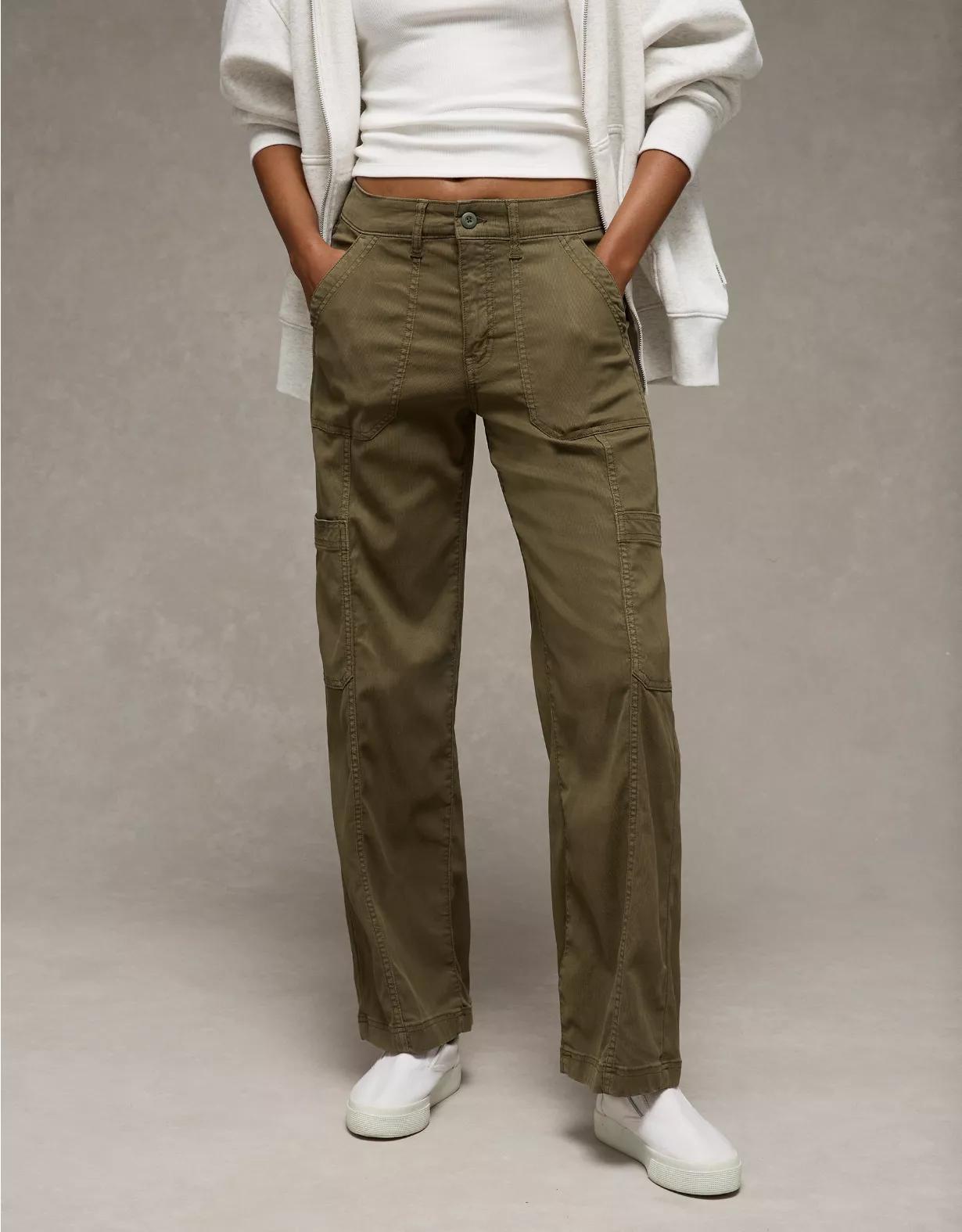 AE Stretch High-Waisted Stovepipe Pant Product Image