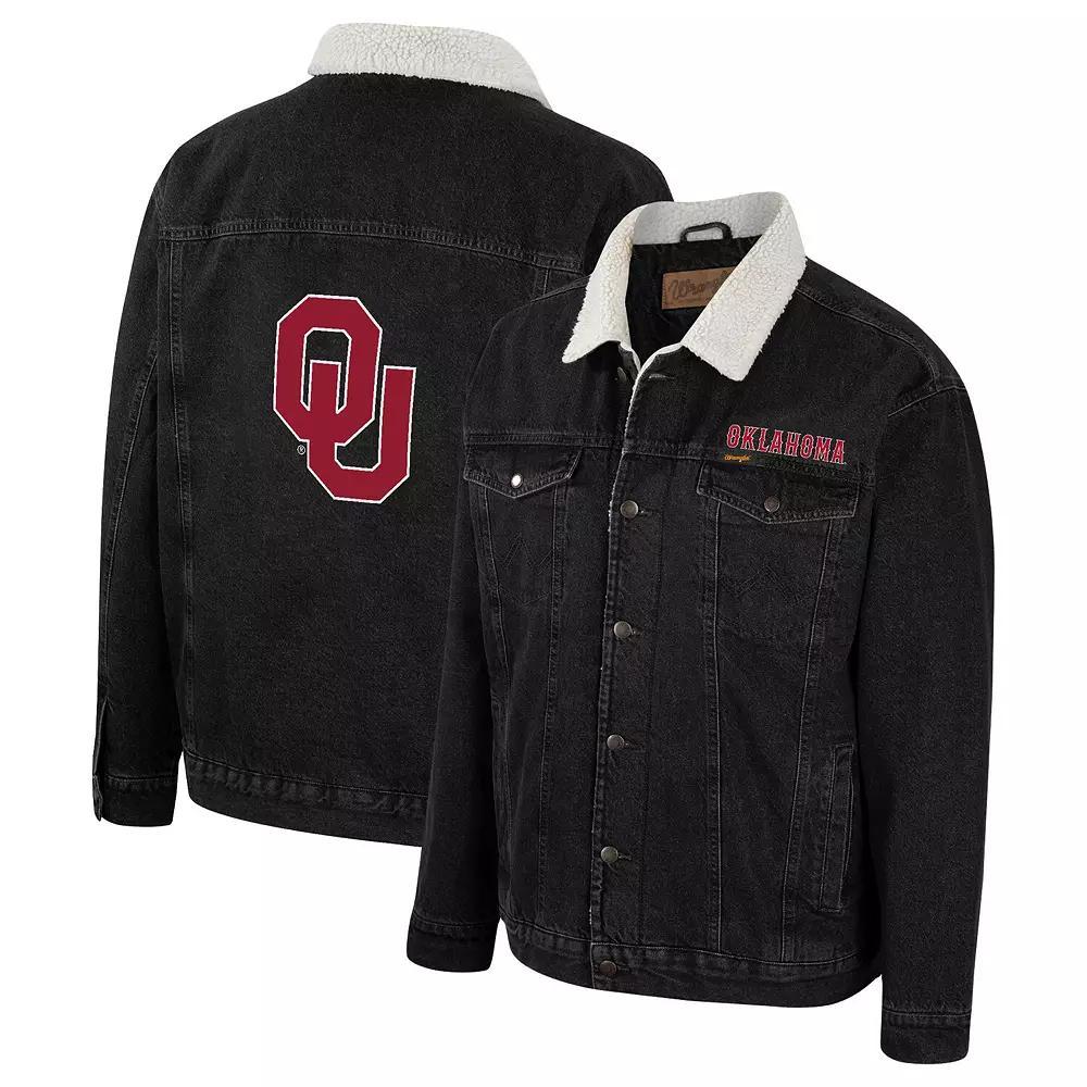 Men's Colosseum x Wrangler Charcoal Texas A&M Aggies Western Button-Up Denim Jacket, Size: Large Product Image