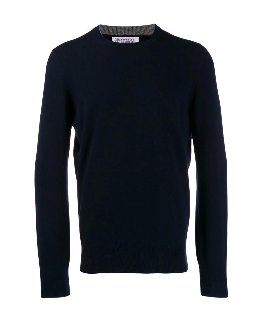 BRUNELLO CUCINELLI Classic Knit Jumper In Black Product Image