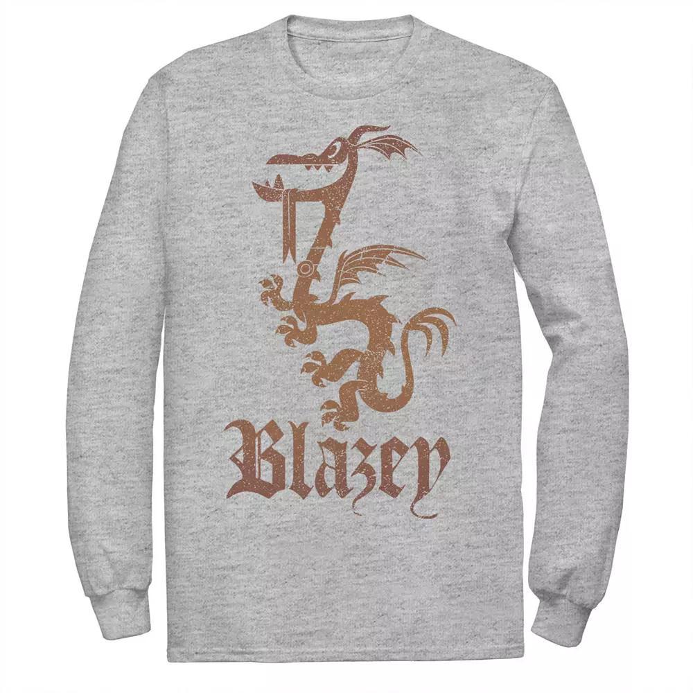 Disney / Pixar's Onward Men's Blazey Crest Tee, Size: XL, Athletic Grey Product Image
